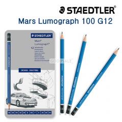 Staedtler Mars Lumograph Pencil - Pack of 12 / 6b