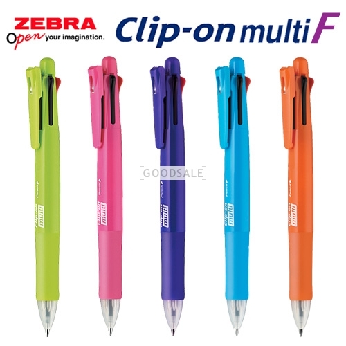 larger ZEBRA/Clip-on mulit F (B4SA1)/4 Color pen